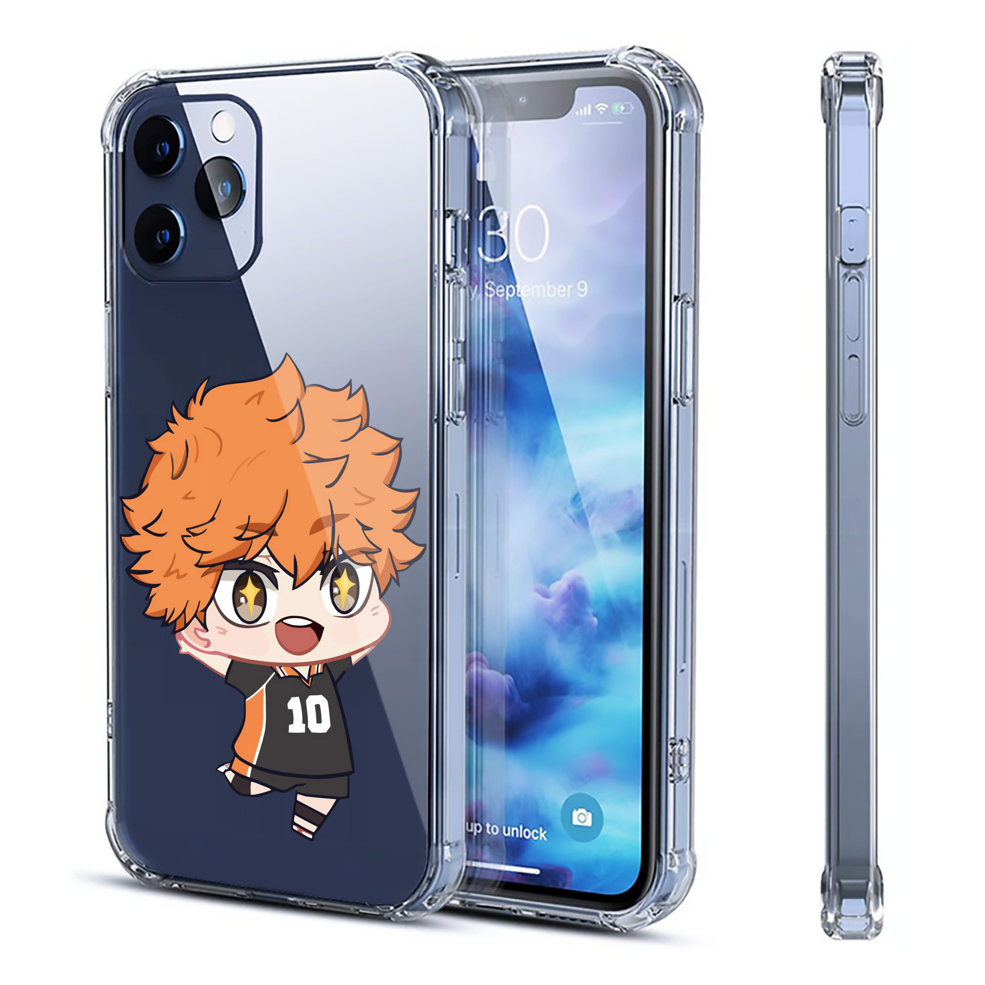 （画像用） ハイキュー!! Haikyu!! 【iPhone 12シリーズ対応】透明スマホケース（クリアソフトケース）